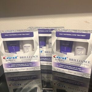 Crest Brilliance Whitening 2-Step System - White and Blue
